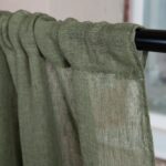 BOHEMIA Cortina verde musgo