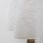 ASTRA Mantel redondo blanco