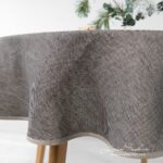 MINERAL Mantel redondo/ovalado gris