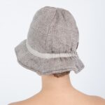 PURO Gorro de sauna gris marrón
