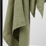 PURO Toalla de baño verde musgo