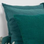 BINGO Funda de cojín verde esmeralda