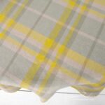 LOZANA Mantel redondo/ovalado gris amarillo