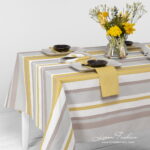 MIMOSA Mantel gris amarillo