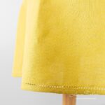 LUNA Mantel redondo amarillo
