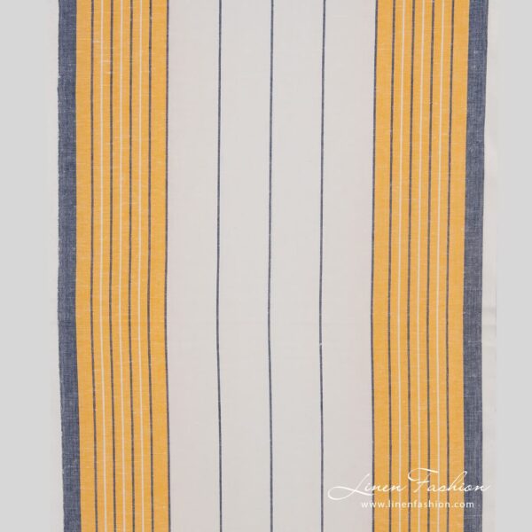 White linen cotton fabric