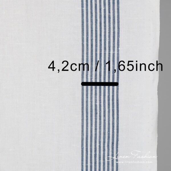 Bright white coloured linen cotton fabric.