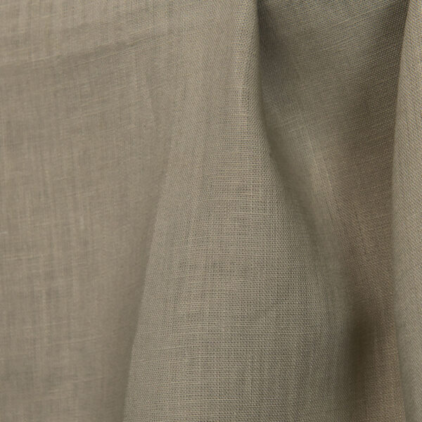 Greenish grey linen fabric