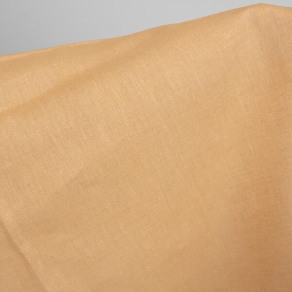 brown yellow linen fabric not washed