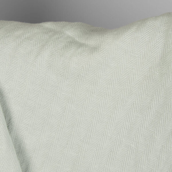 Linen cotton fabric in herringbone pattern