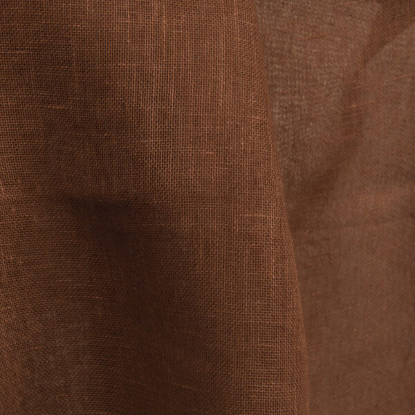 Gauze brown linen fabric