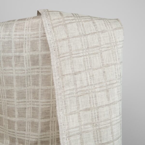 linen jacquard fabric squares double sided