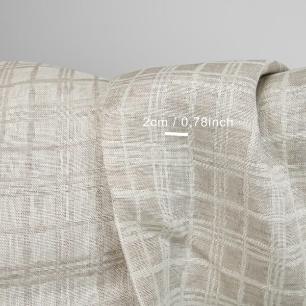 linen jacquard fabric squares 2cm.
