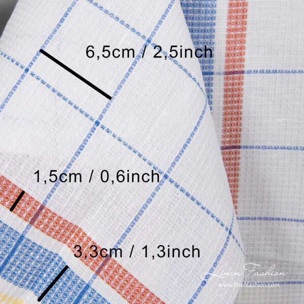 Linen toweling fabric | checks & stripes