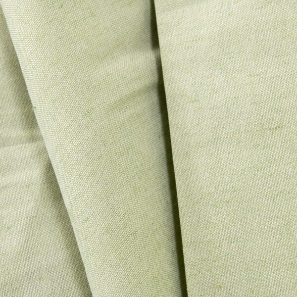 linen cotton light green fabric, width 150cm