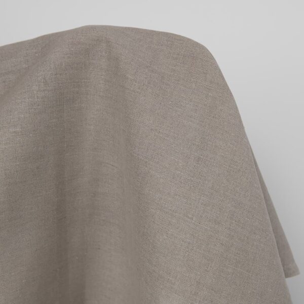 Linen cotton fabric natural and beige melange product photo