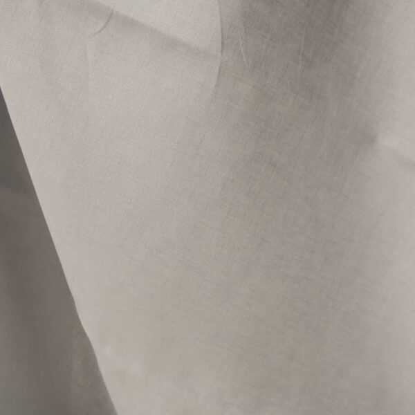 Linen fabric light grey colour 150cm
