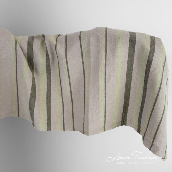 Wide linen cotton fabric