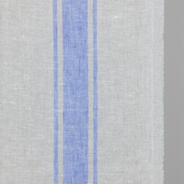 linen towel fabric blue stripes other border