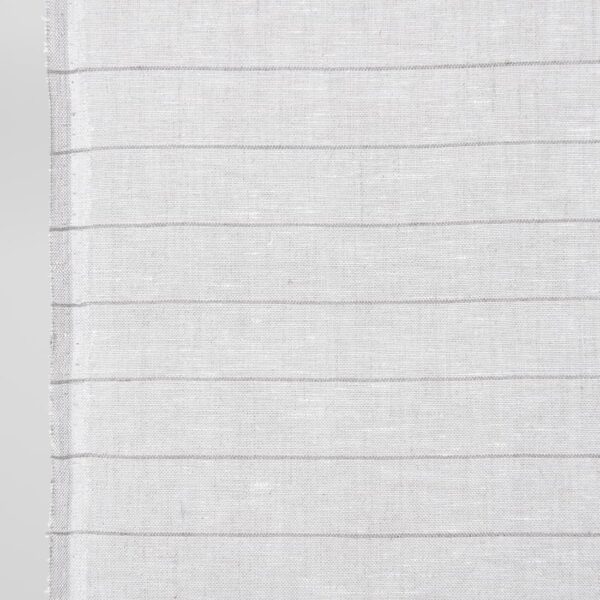 linen towel fabric beige blue, half beige