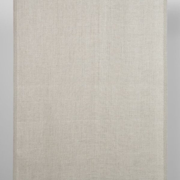 Tejido de lino estrecho color beige natural