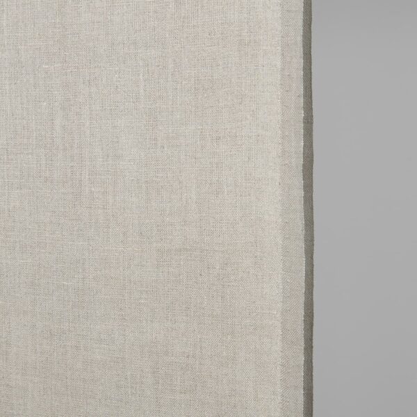 Tejido de lino estrecho color beige natural - Imagen 2