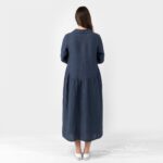 MONTANA Vestido azul oscuro