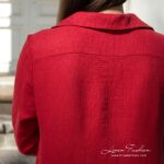 INA MONTANA Vestido rojo