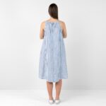 CARMEN Vestido de rayas azules
