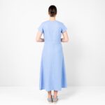 LAUREN Vestido azul claro