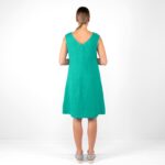 LUKA Vestido verde brillante