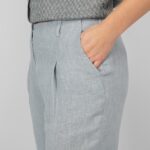 CALDI Pantalones gris claro