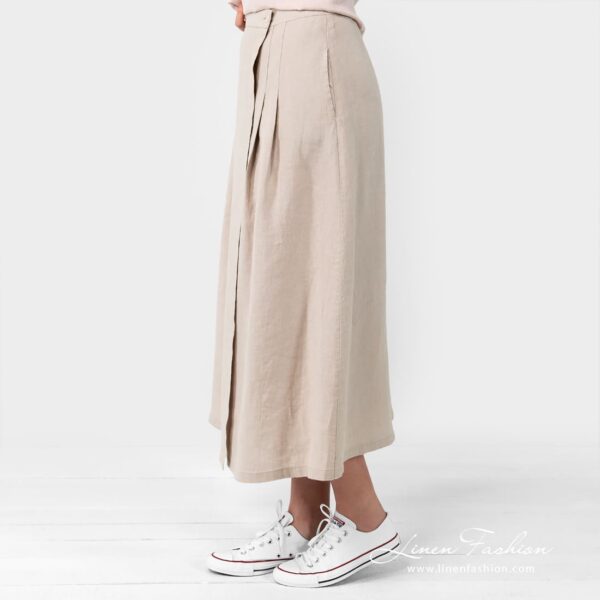 LUNGO Falda gris claro - Imagen 4