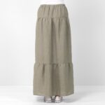 NELY Falda gris-verde