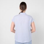 KRISTI Camisa gris azulado