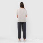 VIETNAM Blusa gris claro