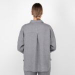 ODILE Camisa gris oscuro