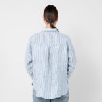 ODILE Camisa a rayas azul y blanco