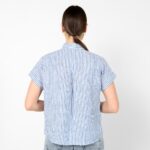 ORSI Camisa azul a rayas