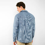 LONGO Camisa azul