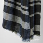BUGA Chal cuadros azules