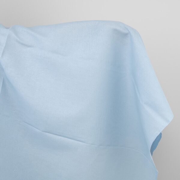 Light blue linen cotton fabric