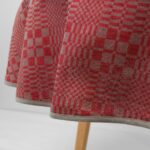 WILLOW Mantel redondo/oval rojo