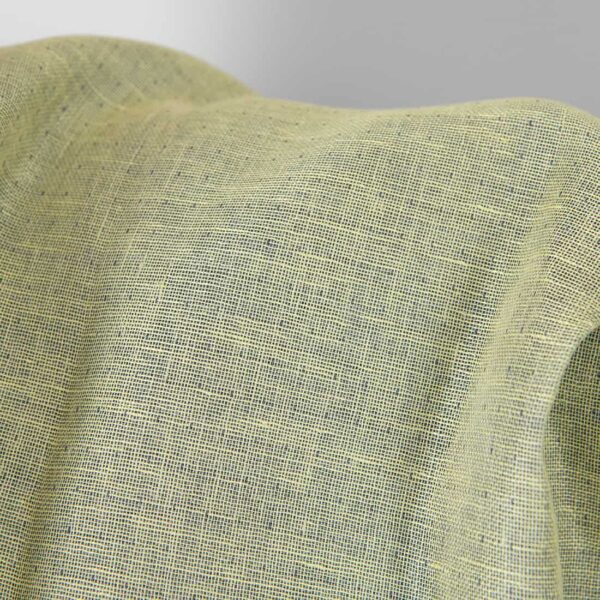 Tejido de lino gris amarillo doble cara - Imagen 3