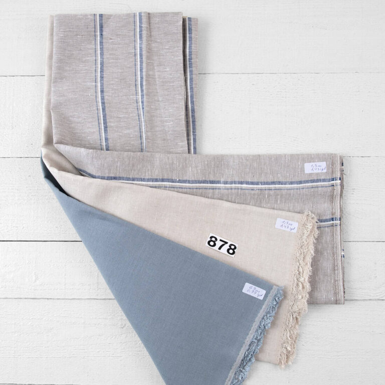 Linen Fabric Cuts, Set No. 878