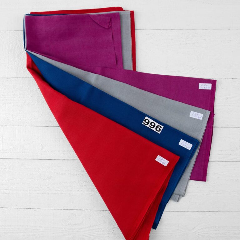 Linen Cotton Fabric Cuts, Set No. 996