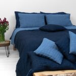 FONDA Colcha azul