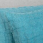 FONDA Funda de cojín verde-azul
