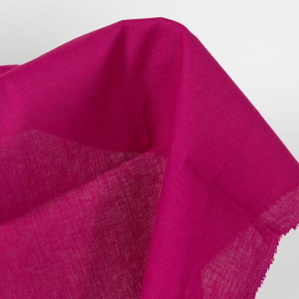 Linen fabric magenta colour